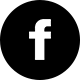 A black and white image of the facebook logo.