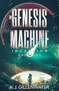 A book cover with the title of genesis machine